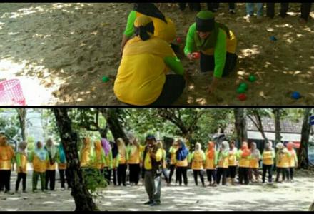 KEGIATAN OUT-BOND PKK DESA DAN KADER YANDU DESA PANJANGREJO