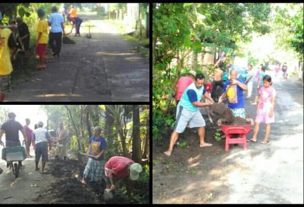 KERJA BHAKTI DI PEDUKUHAN