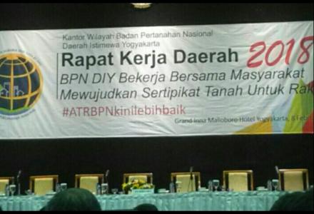 RAPAT KERJA BERSAMA BPN DIY