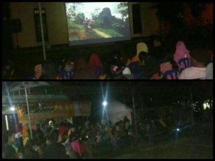 PEMUTARAN FILM DI PEDUKUHAN TARUNGAN