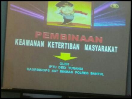 PEMBINAAN KEAMANAN DAN KETERTIBAN MASYARAKAT