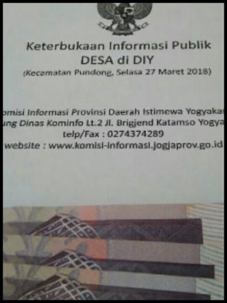 SOSIALISASI KETERBUKAAN INFORMASI PUBLIK