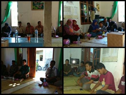 PERTEMUAN  ( FPRB) FORUM PENGURANGAN RESIKO BENCANA  DESA PANJANGREJO