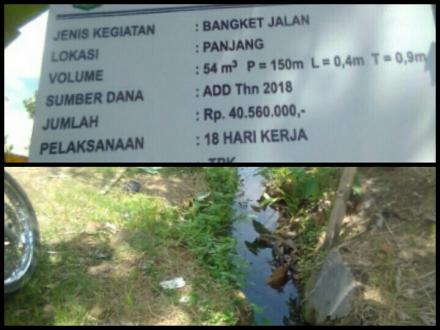 PEMBANGUNAN BANGKET DI PEDUKUHAN PANJANG