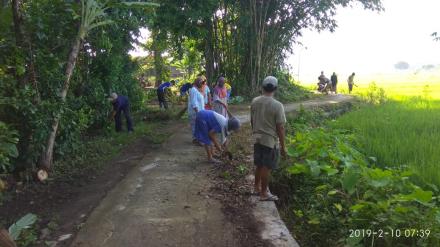 KERJABAKTI MASYARAKAT RT 03DAN O4 DUSUN GEDONG