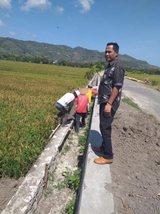 TINJAUAN PEMBANGUNAN OLEH BAPAK KASI KESEJAHTERAAN