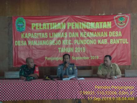 Peningkatan Kapasitas LINMAS Desa Panjangrejo