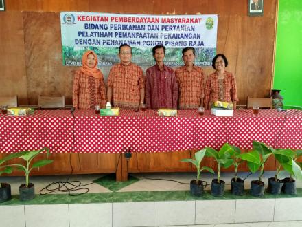 Kegiatan Pemberdayaan bidang pertanian dan peternakan