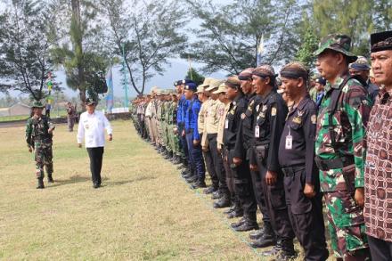 Bupati Bantul Pimpin Upacara Pembukaan TMMD Sengkuyung Tahap III Tahun 2019 