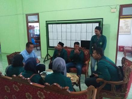 Koordinasi KKN dengan Bpak Carik