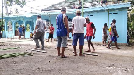 Kerja bakti warga RT3&4 dusun Badan