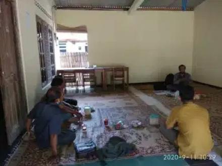 Rapat BSPS di Rumah Bapak Dukuh Muhaimin (Dsn. Watu)