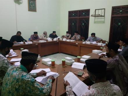 Pencermatan bersama Rancangan Perkal LPJ Realisasi  Tahun 2020