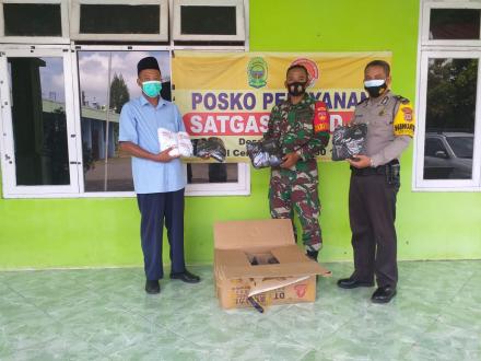 Bantuan masker dari kodim 0279