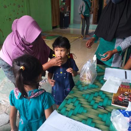 Kegiatan Posyandu di Pedukuhan Gedong