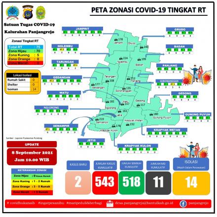 Up-Date Peta Penyebaran Covid 19