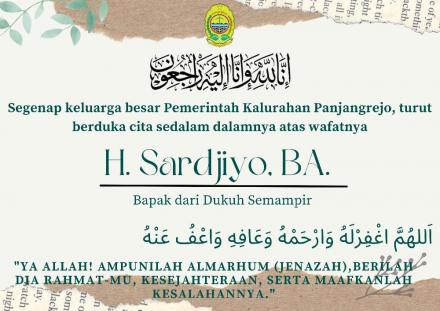 Pemerintah Kalurahan Panjangrejo Turut Berbelasungkawa 
