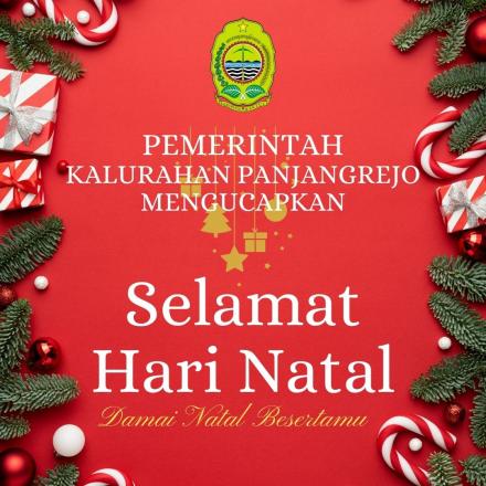 Pemerintah Kalurahan Panjangrejo Mengucapkan Selamat Hari Raya Natal 2023 Bagi yang Merayakannya.