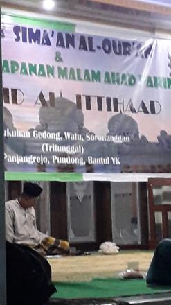 Pengajian di Masjid Al- Ittihat Watu