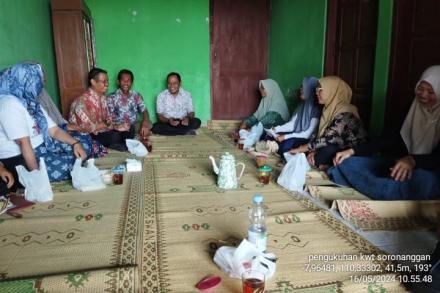 Pembentukan KWT Sekar Makmur Padukuhan Soronanggan