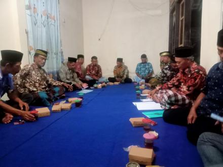 Pertemuan Rutin Linmas Inti Kalurahan panjangrejo