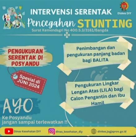 Intervensi Serentak di Bulan Juni & Pelayanan KB Sejuta Aseptor