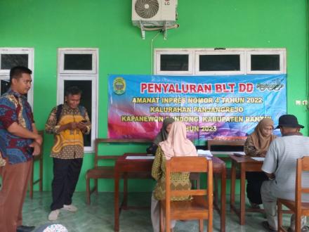 Penyaluran Bantuan BLT DD  Bulan Juni