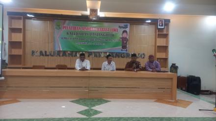 Pelatihan Sesorah Bahasa jawa Kalurahan Panjangrejo