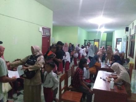 Pelaksanaan PIN Polio untuk anak SD