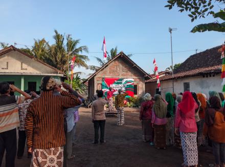 Upacara HUT RI KE 79 Dusun gedangan