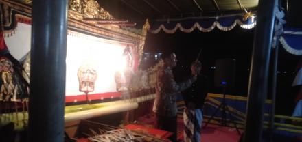 Pagelaran Wayang Kulit, Dalang Ki Kenci Wisnu Aji di Dusun Jamprit