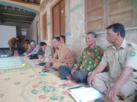 Sosialisasi kegiatan Rehabilitasi Jaringan Irigasi DI klegen