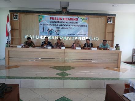 Publik Hearing Rencana Kerja Kalurahan Panjangrejo T.A 2025