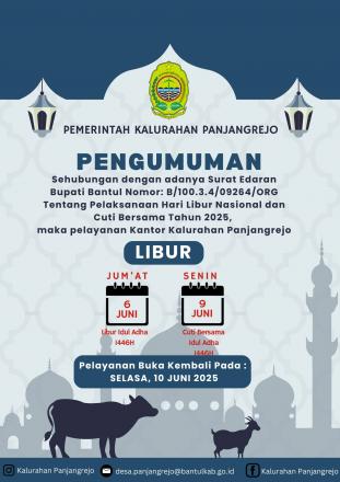  Libur dalam rangka Idul Adha 1446 H
