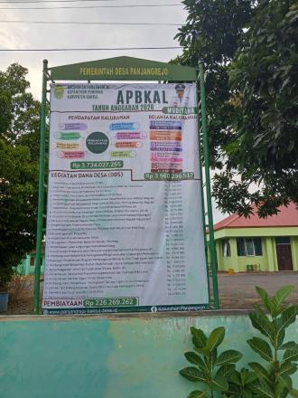 Pemasangan Banner APBKal Tahun Anggaran 2026