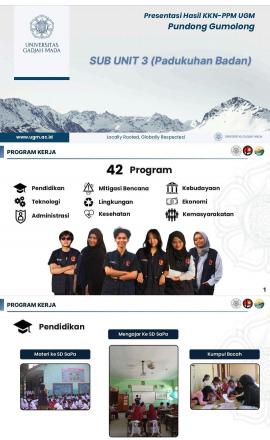 Program kerja KKN UGM di Kalurahan Panjangrejo Pedukuhan Jamprit dan Pedukuhan Badan