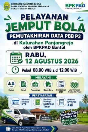 Pemutakhiran Data PBB -P2 di Kalurahan Panjangrejo